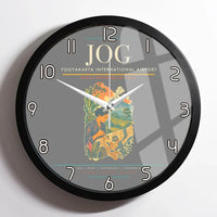 Thumbnail for Yogyakarta International Airport (JOG) design on gray framed wall clock