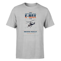 Thumbnail for Kaman K-1200 K-MAX design on light gray t-shirt, single-side print