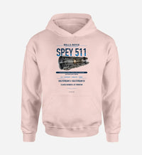Thumbnail for SPEY 511 design on pink hoodie single side