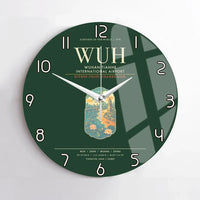 Thumbnail for Wuhan Tianhe International Airport WUH Wall-Clock No-Frame - Dark Green