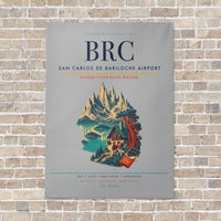 Thumbnail for San Carlos de Bariloche Airport BRC - Canvas No Frame - Light Gray
