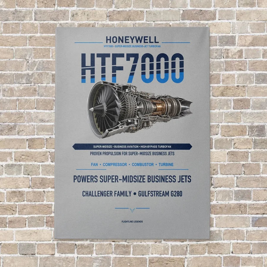 HTF7000 vertical canvas print - no frame - light gray background