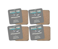 Thumbnail for Piper PA-44-180 Seminole design on gray 4 pieces set coaster