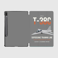 Thumbnail for T-38C Talon design on gray samsung tablet tablet case