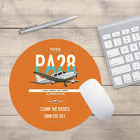 Thumbnail for Piper PA-28-181 Archer LX design on orange round mouse pad