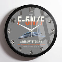 Thumbnail for F-5N F Adversary design on gray framed wall clock