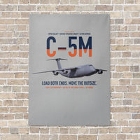 Thumbnail for C-5M Super Galaxy vertical canvas print - no frame - light gray background