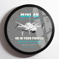 Thumbnail for DJI Mini 4K design on gray framed wall clock