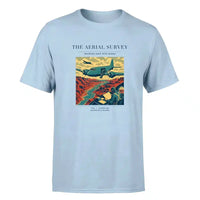 Thumbnail for VINTAGE G4031 - The Aerial Survey - Premium T-Shirt design on lightblue premium t shirt