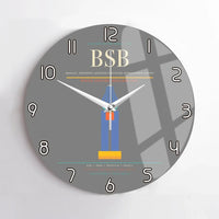Thumbnail for Brasilia - Presidente Juscelino Kubitschek International Airport BSB Wall-Clock No-Frame - Gray