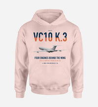 Thumbnail for Vickers VC10 K.3 design on pink double-side hoodie, single-side print