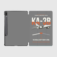 Thumbnail for KA-3B Skywarrior design on gray samsung tablet tablet case