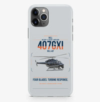 Thumbnail for Bell 407GXi design on light gray magsafe iphone case, for iPhone Pro Max