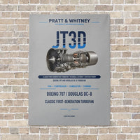 Thumbnail for JT3D vertical canvas print - no frame - light gray background