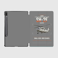 Thumbnail for Kaman SH-2F Seasprite design on gray samsung tablet tablet case