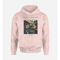 Thumbnail for VINTAGE G4323 - The Bicycle Shop Wings - Premium Hoodie design on pink premium