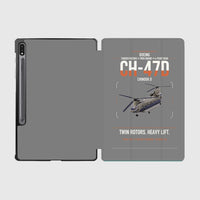 Thumbnail for Boeing CH-47D design on gray samsung tablet tablet case