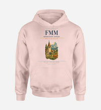 Thumbnail for Memmingen Airport (FMM) design on pink hoodie single-side print