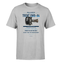 Thumbnail for TRENT XWB-84 design on light gray single side
