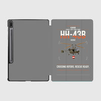 Thumbnail for Kaman HH-43B Huskie design on gray samsung tablet tablet case