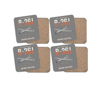 Thumbnail for B-36J Peacemaker design on gray 4 pieces set coaster