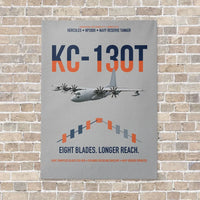 Thumbnail for KC-130T NP2000 vertical canvas print - no frame - light gray background