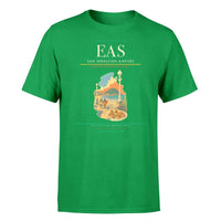 Thumbnail for San Sebastián Airport (EAS) T-Shirt single-side front print in Green | san-sebastián-airport-eas-double-side-t-shirt