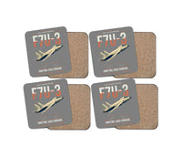 Thumbnail for F7U-3 Cutlass design on gray 4 pieces set coaster