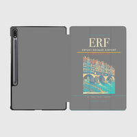 Thumbnail for Erfurt-Weimar Airport (ERF) design on gray samsung tablet tablet case