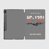 Thumbnail for HC-130J COMBAT KING II design on gray samsung tablet tablet case