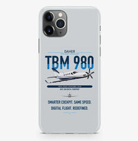 Thumbnail for Daher TBM 980 design on light gray magsafe iphone case, for iPhone Pro Max
