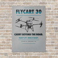 Thumbnail for DJI FlyCart 30 vertical canvas print - no frame - light gray background