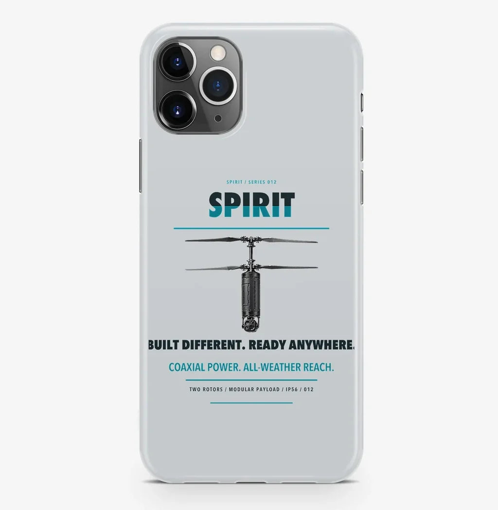 Ascent AeroSystems Spirit Case ProMax design on light gray iphone case promax