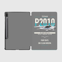 Thumbnail for Tecnam P2010 design on gray samsung tablet tablet case
