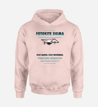 Thumbnail for Fotokite Sigma design on pink hoodie single side