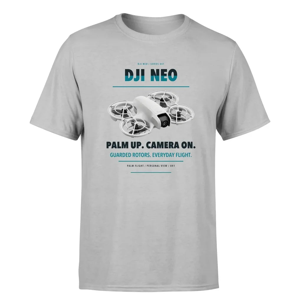 DJI Neo design on light gray single side