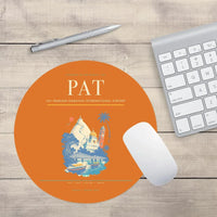Thumbnail for Jay Prakash Narayan International Airport (PAT) design on orange round mouse pad