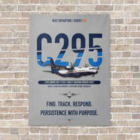 Thumbnail for Airbus C295 Armed ISR vertical canvas print - no frame - light gray background