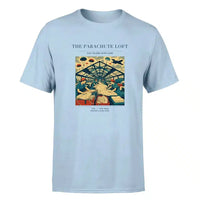 Thumbnail for VINTAGE G4508 - The Parachute Loft - Premium T-Shirt design on lightblue premium t shirt