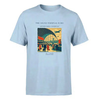 Thumbnail for VINTAGE G4300 - The Grand Terminal Echo - Premium T-Shirt design on lightblue premium t shirt
