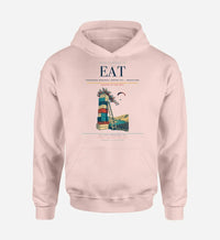 Thumbnail for Pangborn Memorial Airport (EAT) design on pink hoodie single-side print