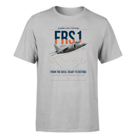Thumbnail for British Aerospace Sea Harrier FRS.1 design on light gray t-shirt, single-side print