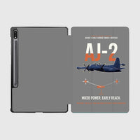 Thumbnail for AJ-2 Savage Tanker design on gray samsung tablet tablet case