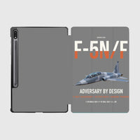 Thumbnail for F-5N F Adversary design on gray samsung tablet tablet case