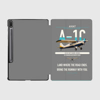 Thumbnail for Aviat Husky A-1C-180 design on gray samsung tablet tablet case