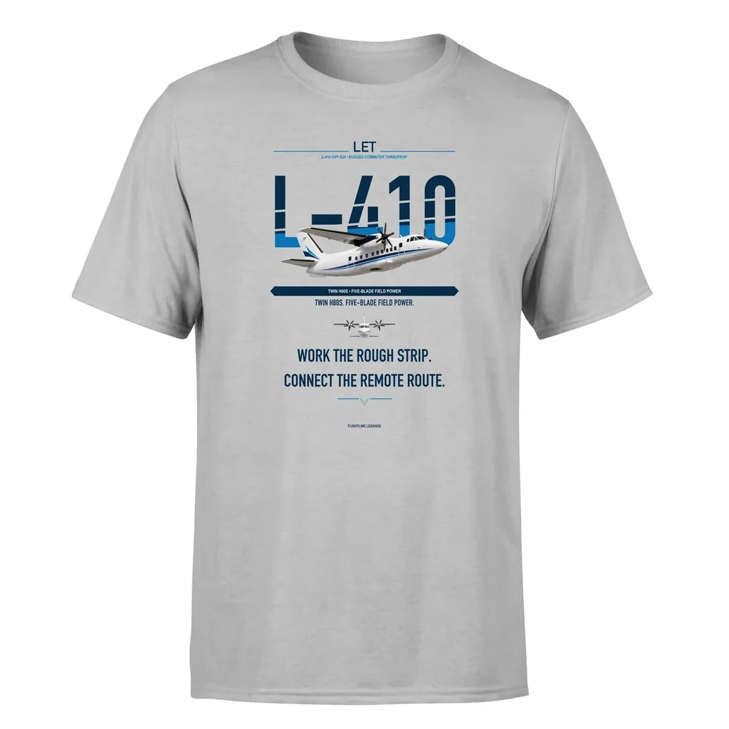 LET L-410 UVP-E20 design on light gray single side