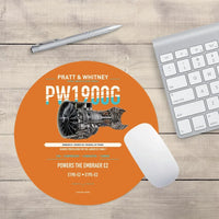 Thumbnail for PW1900G design on orange round mouse pad