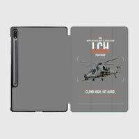 Thumbnail for HAL LCH Prachand design on gray samsung tablet tablet case