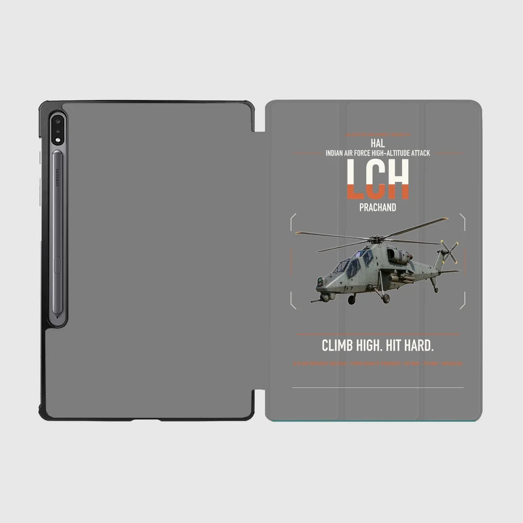 HAL LCH Prachand design on gray samsung tablet tablet case