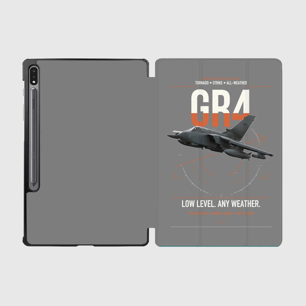 Panavia Tornado GR4 design on gray samsung tablet tablet case
